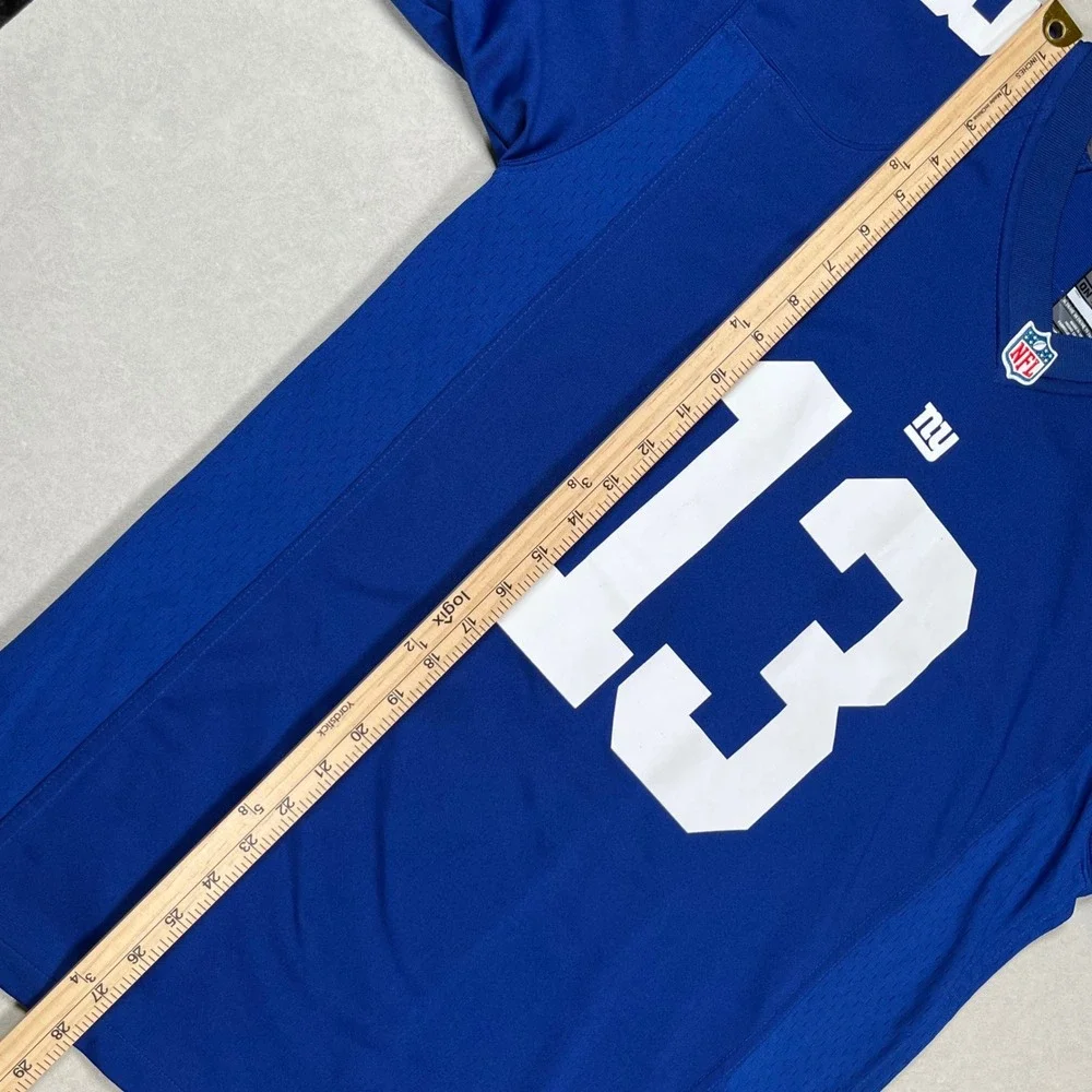 New York NY Giants Nike Football Jersey Youth XL Blue Odell Beckham Jr On Field